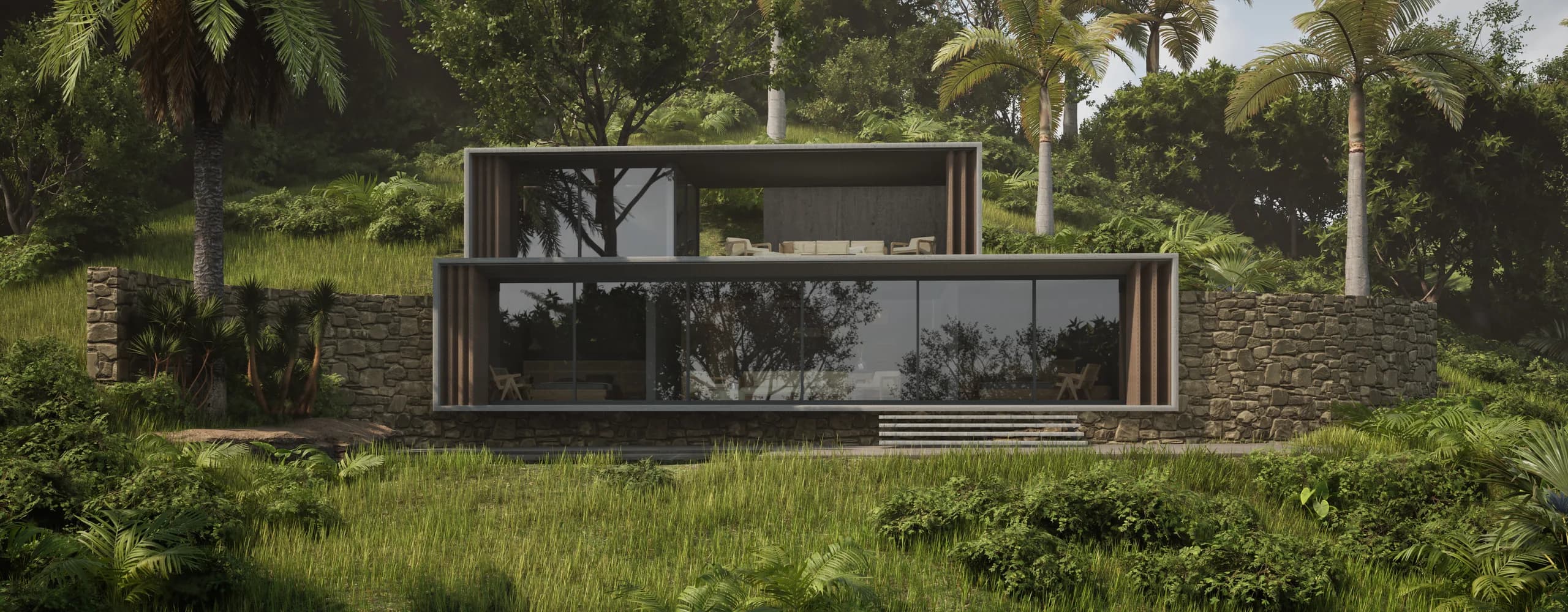 Flat House 2 Story