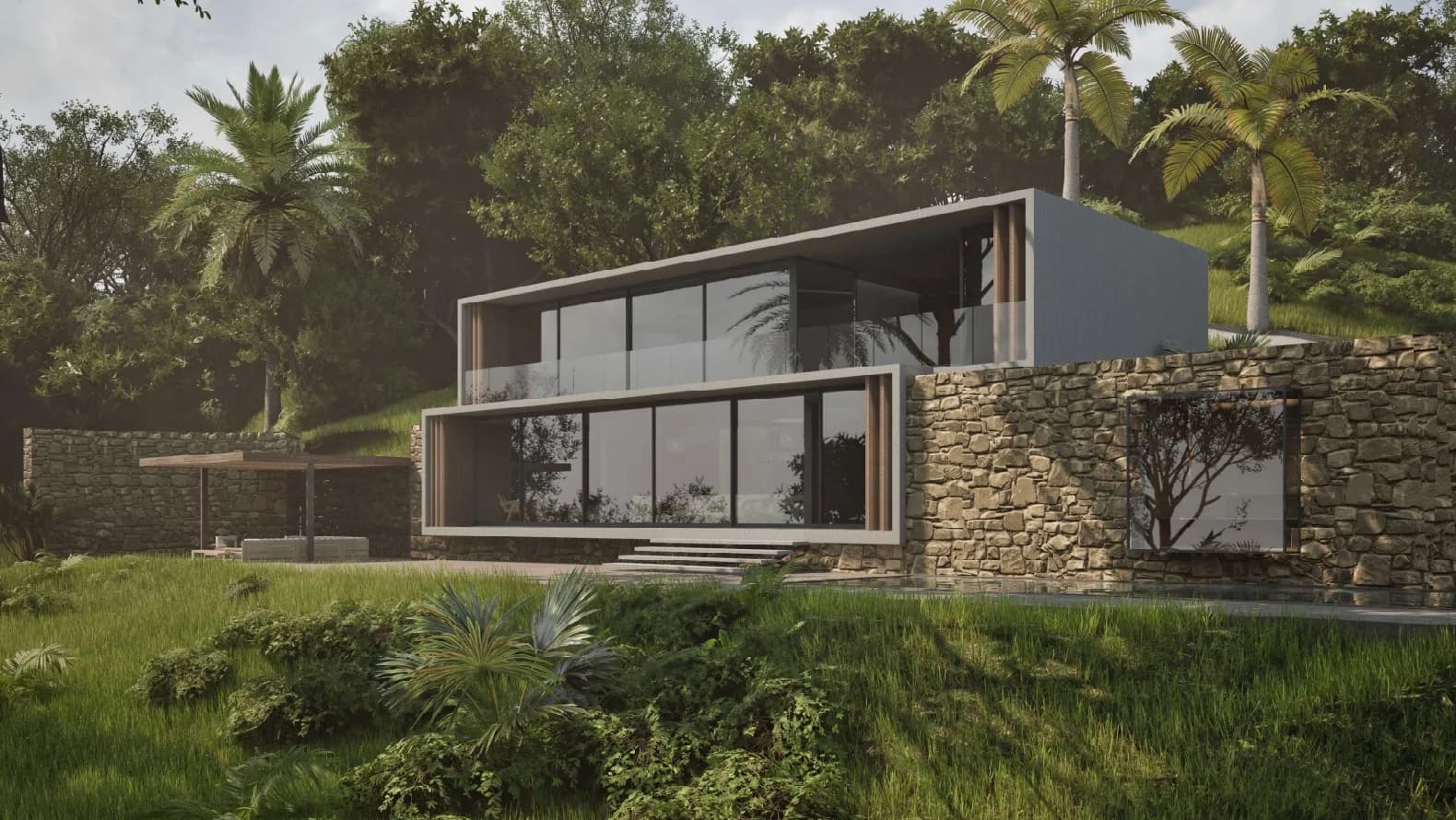 Flat House 2 Story — Exterior