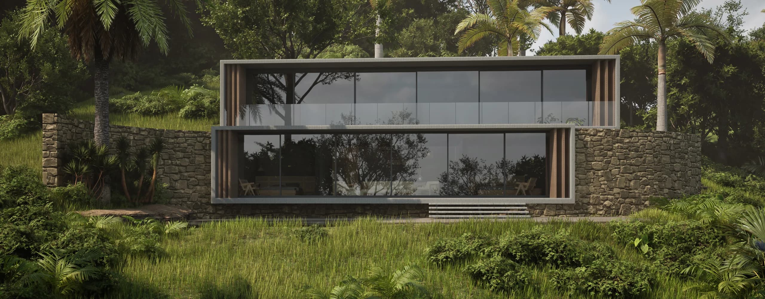 Flat House 2 Story — Exterior