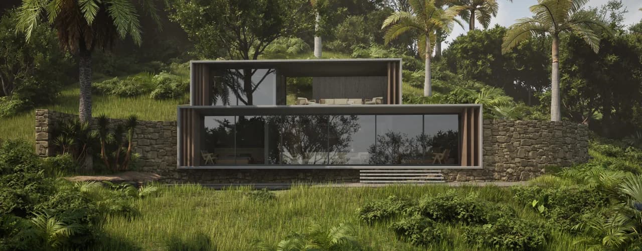 Flat House 2 Story